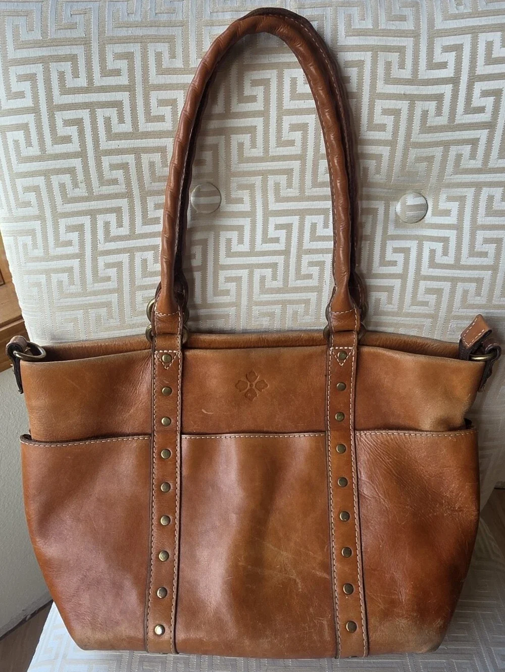 Patricia Nash Carducci Leather Pocket Tote